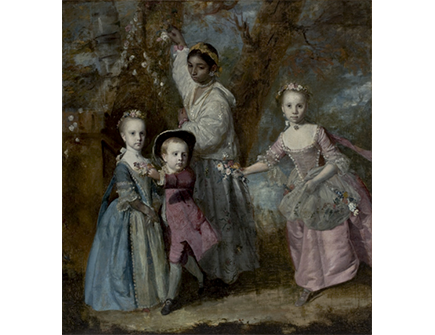 Joshua Reynolds, Elisabeth, Sarah, e Edward, filhos de Edward Holden Cruttenden