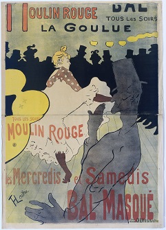 Henri de Toulouse-Lautrec, Moulin Rouge (La Goulue), circa 1891, Rijksmuseum. Purchased with the support of the F. G. Waller-Fonds