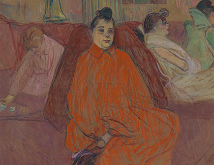 Henri de Toulouse-Lautrec, O divã, circa 1893, Acervo MASP, Compra, 1958